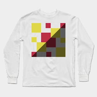 3D yellow and red Long Sleeve T-Shirt